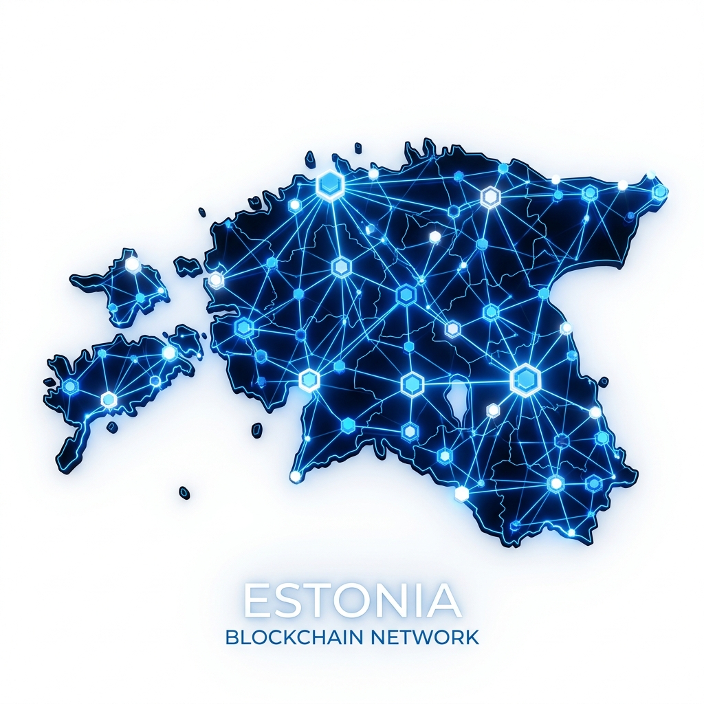 Estonia Blockchain Map
