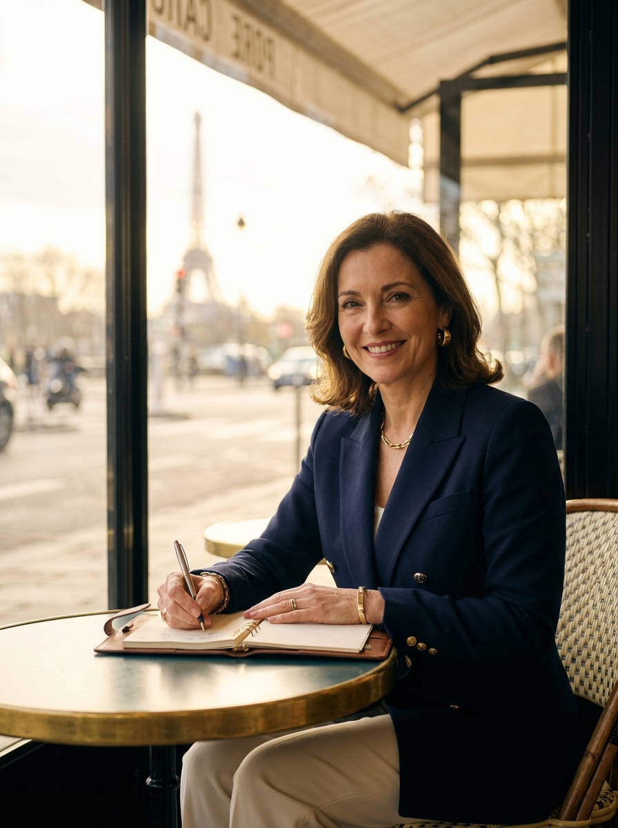 Parisian Woman Working
