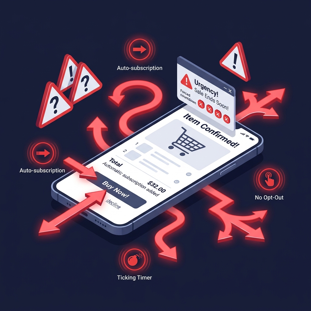 Dark Pattern Illustration