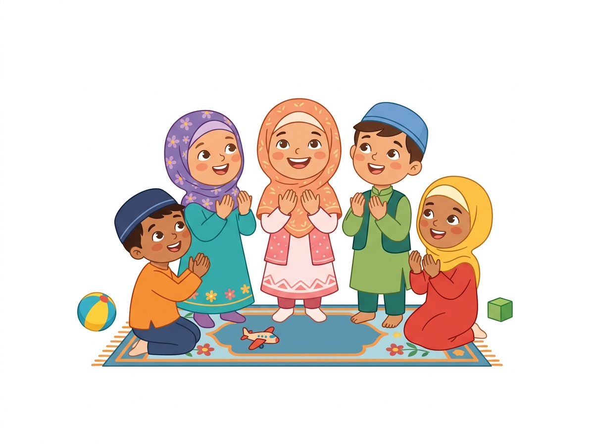 Children praying