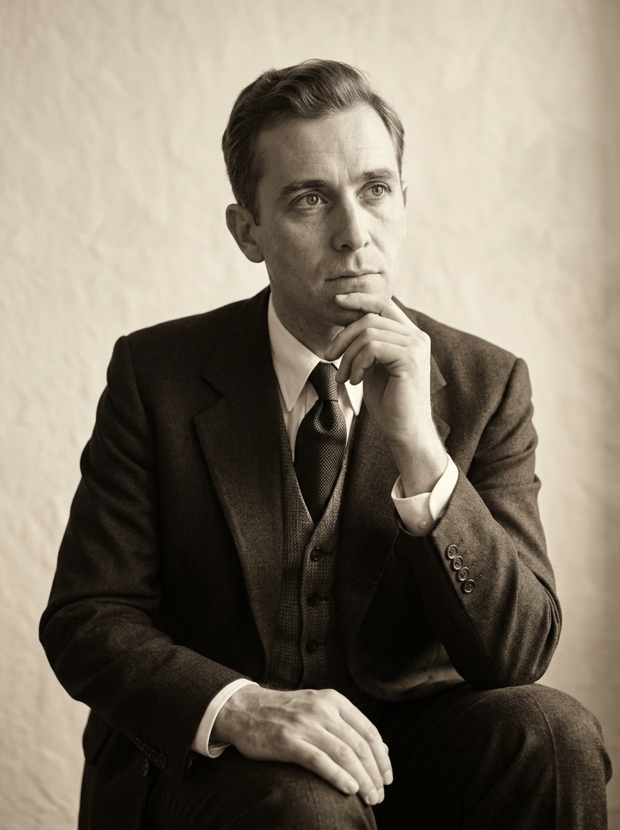 George de Mestral Portrait