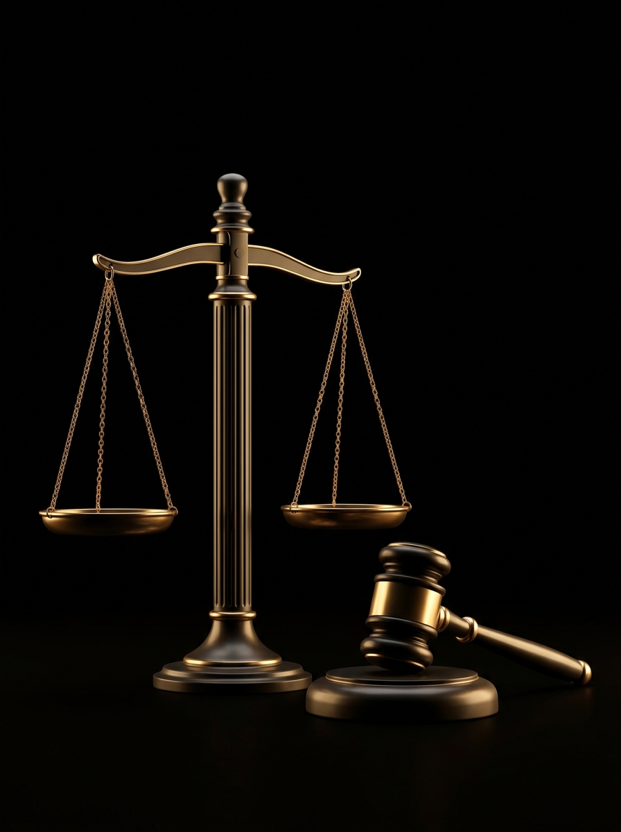 Legal scales illustration