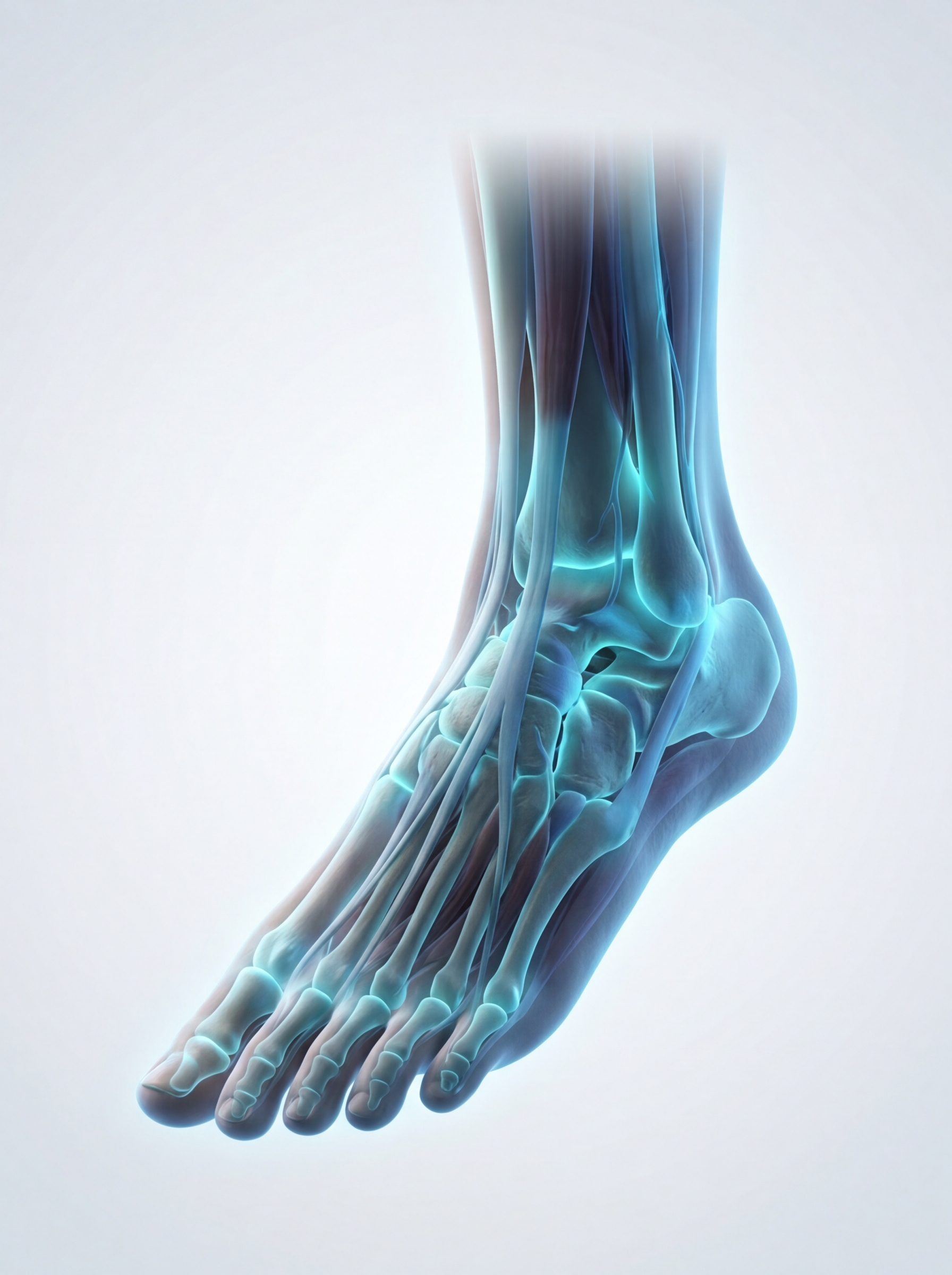 Medical visual of a foot
