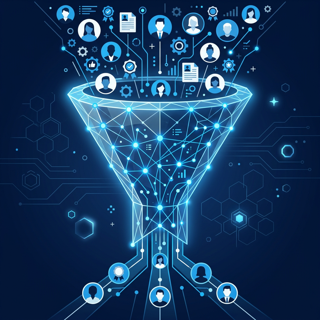AI Candidate Funnel Rendering