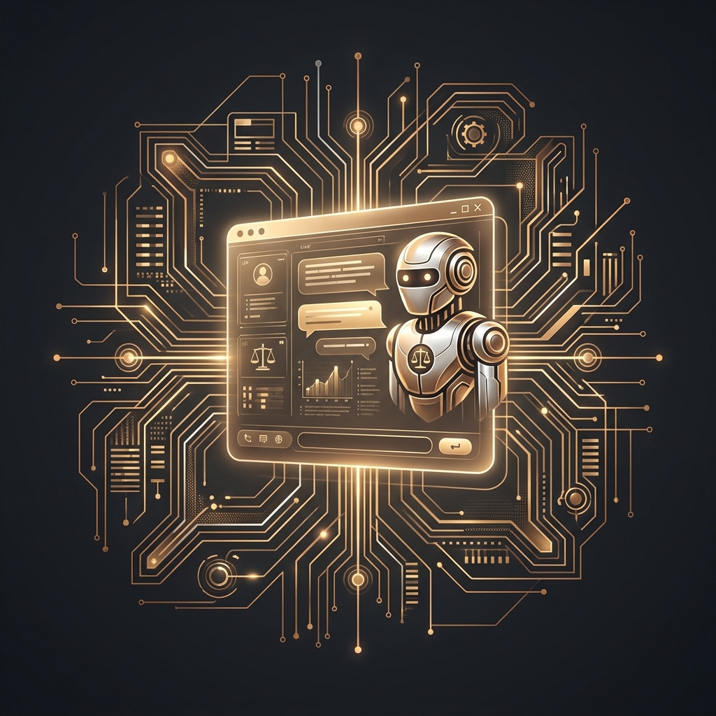 AI legal bot illustration