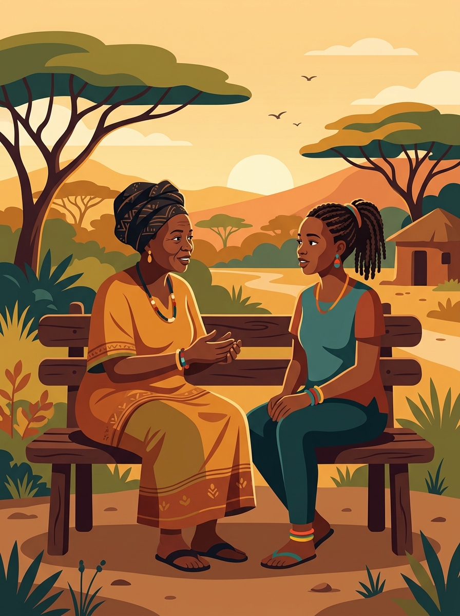 The Friendship Bench Illustration