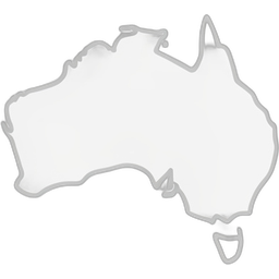 Australia map watermark
