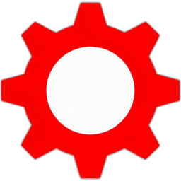 red gear icon