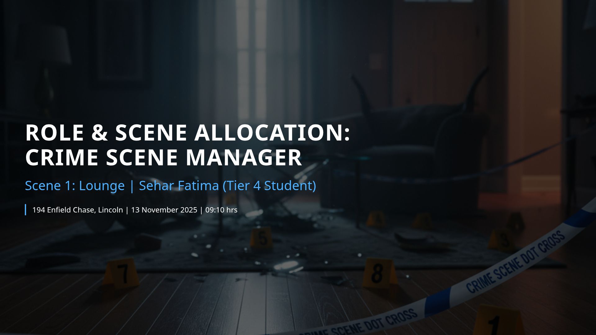 Scene Inspection Effective Scene and Task Management in Crime Scene Investigations | Bobr AI