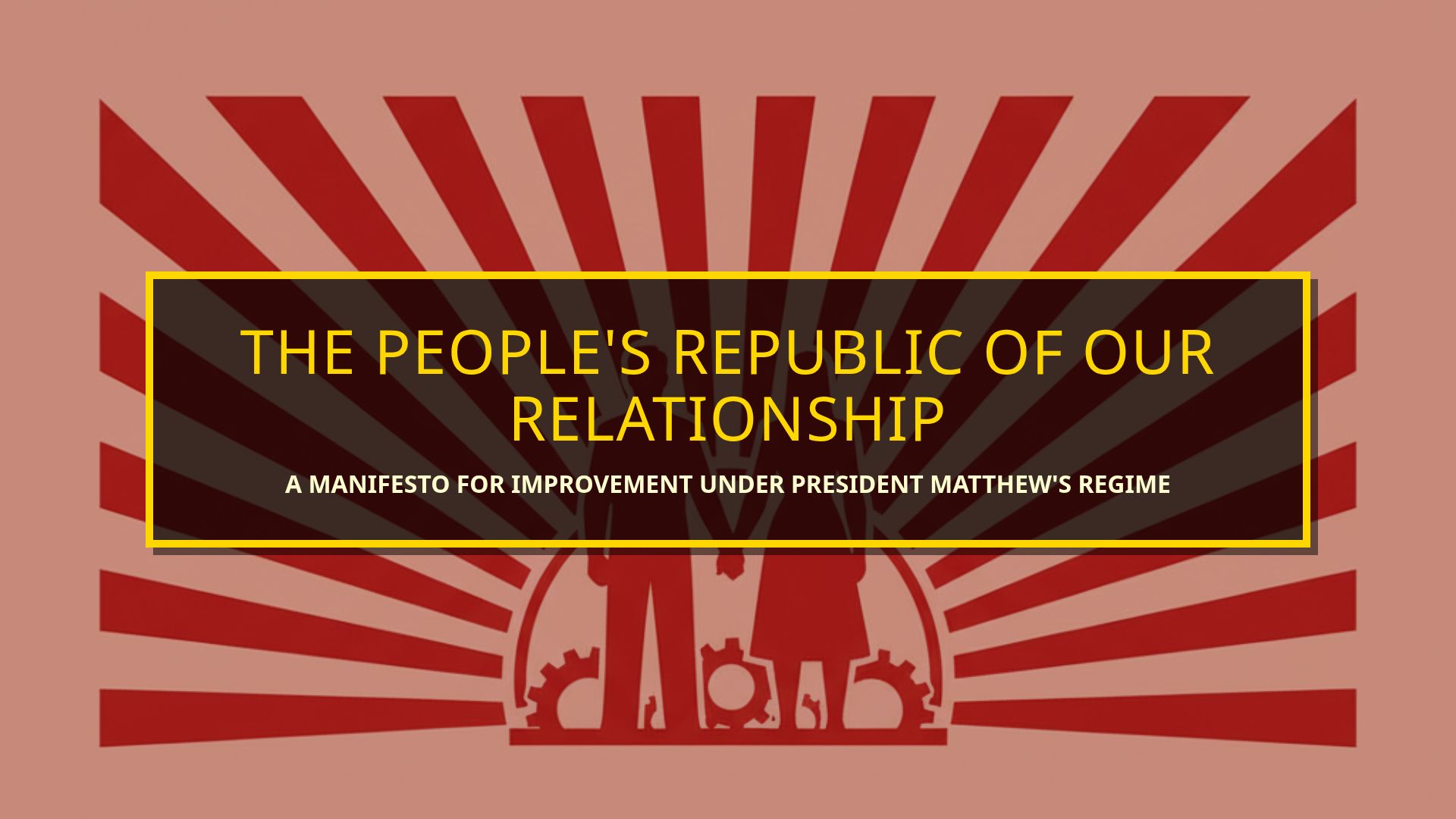 The People's Republic of Our Relationship | A Manifesto | Bobr AI
