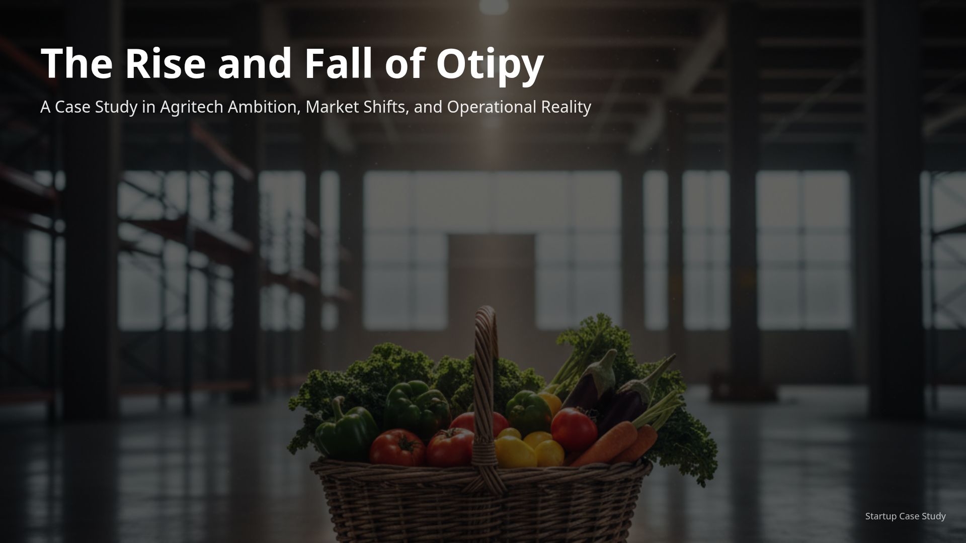 Otipy Case Study: The Rise and Fall of an Agritech Startup