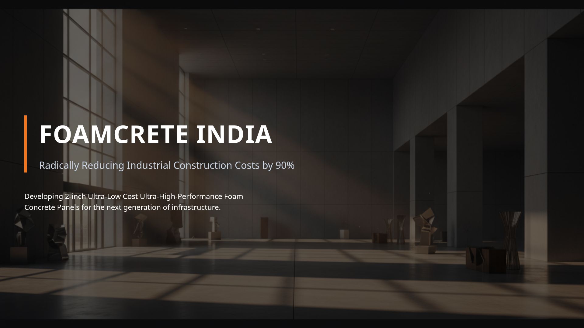 Affordable Foam Concrete Panels for Industrial Construction