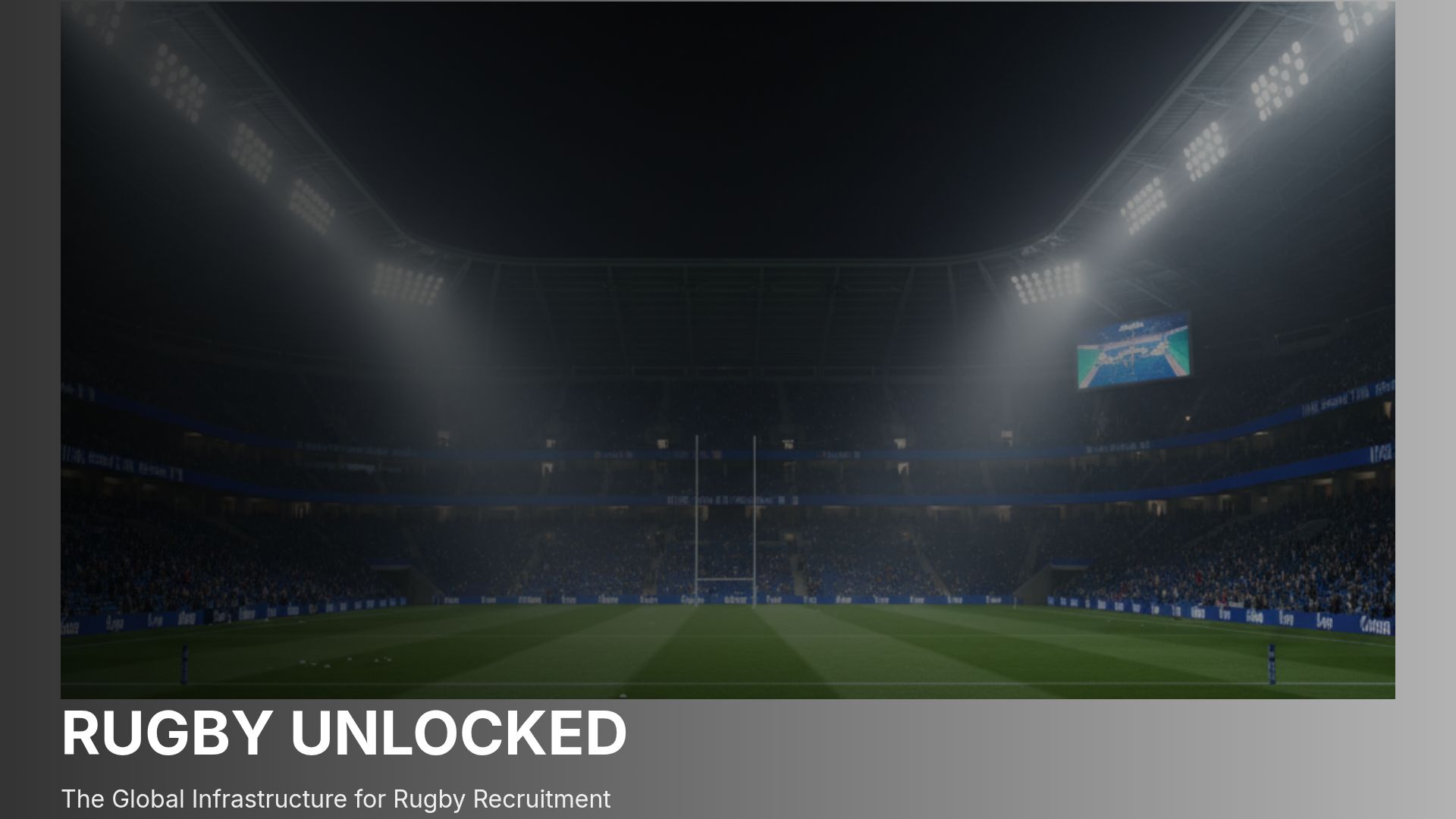 Rugby Unlocked: Global Rugby Recruitment Platform