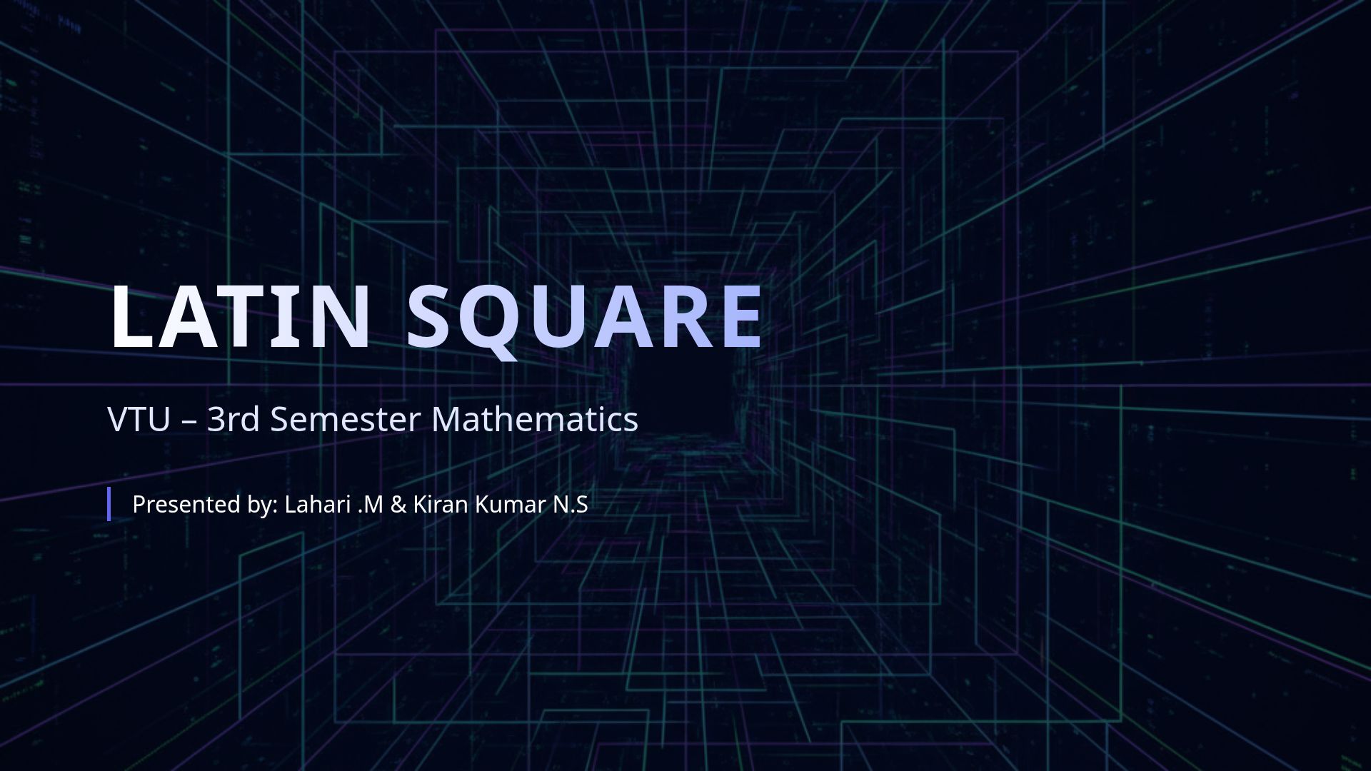 Understanding Latin Squares: Concepts, Properties, and Applications ...