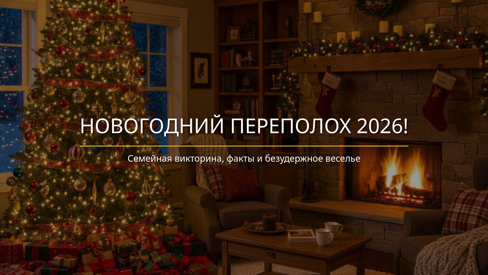 Новогодний переполох 2026: Игры и викторины для семьи