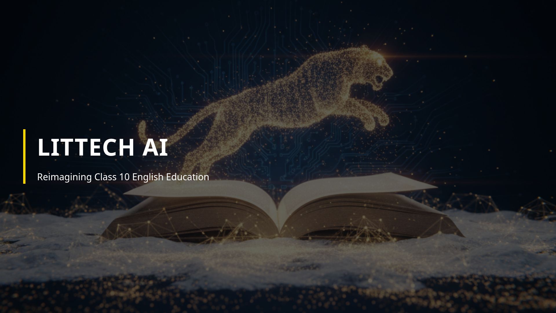 LitTech AI: Class 10 English Pitch Deck for Investors