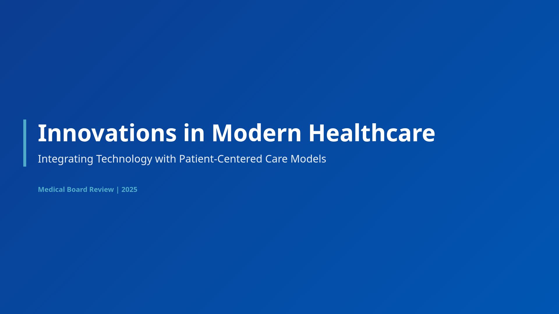 Innovations in Modern Healthcare: Tech & Patient Care (2025) | Bobr AI