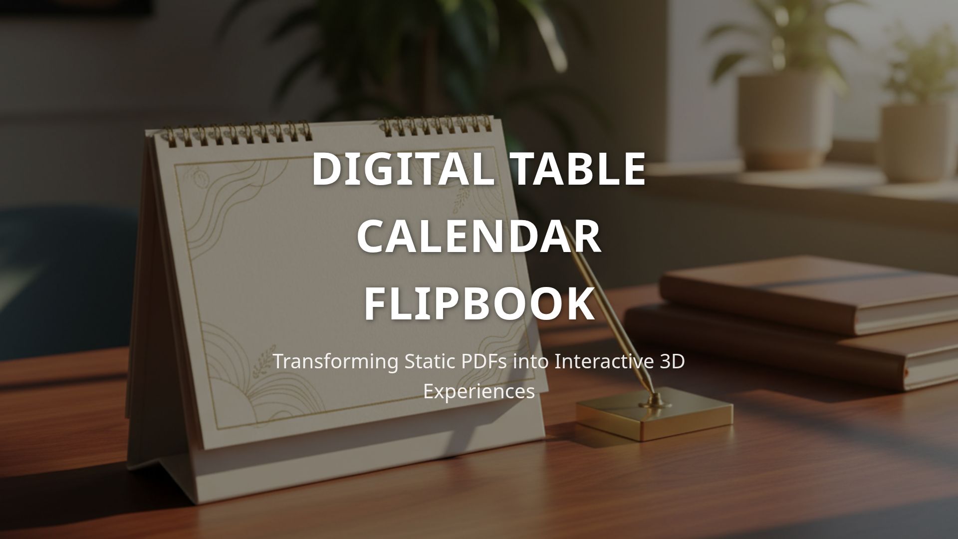 How to Create a Digital Table Calendar Flipbook from PDF