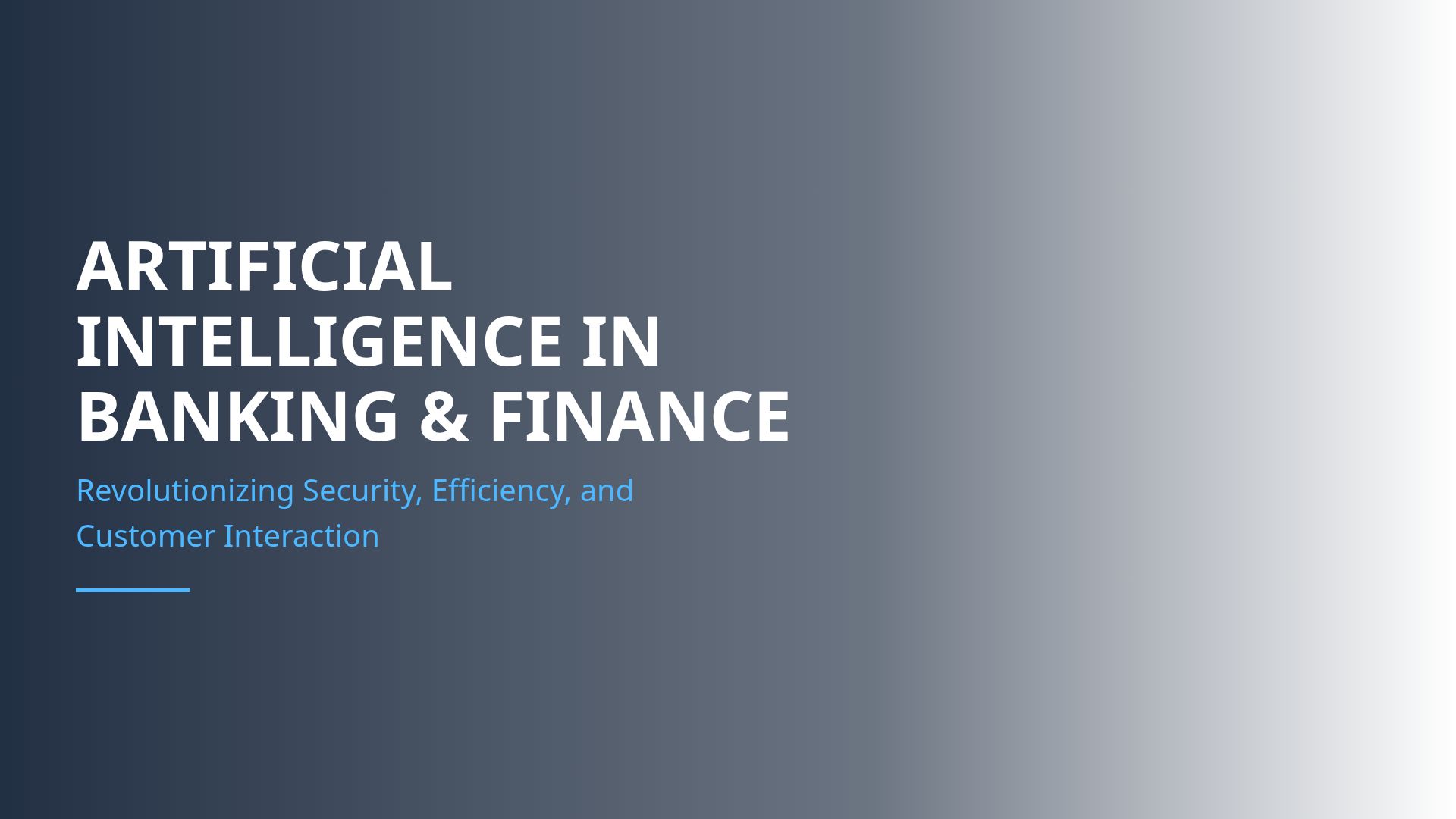 AI in Banking & Finance: Revolutionizing the Fintech Industry