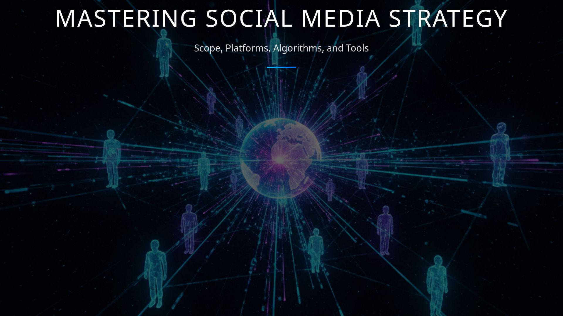Mastering Social Media Strategy: Algorithms and Tools