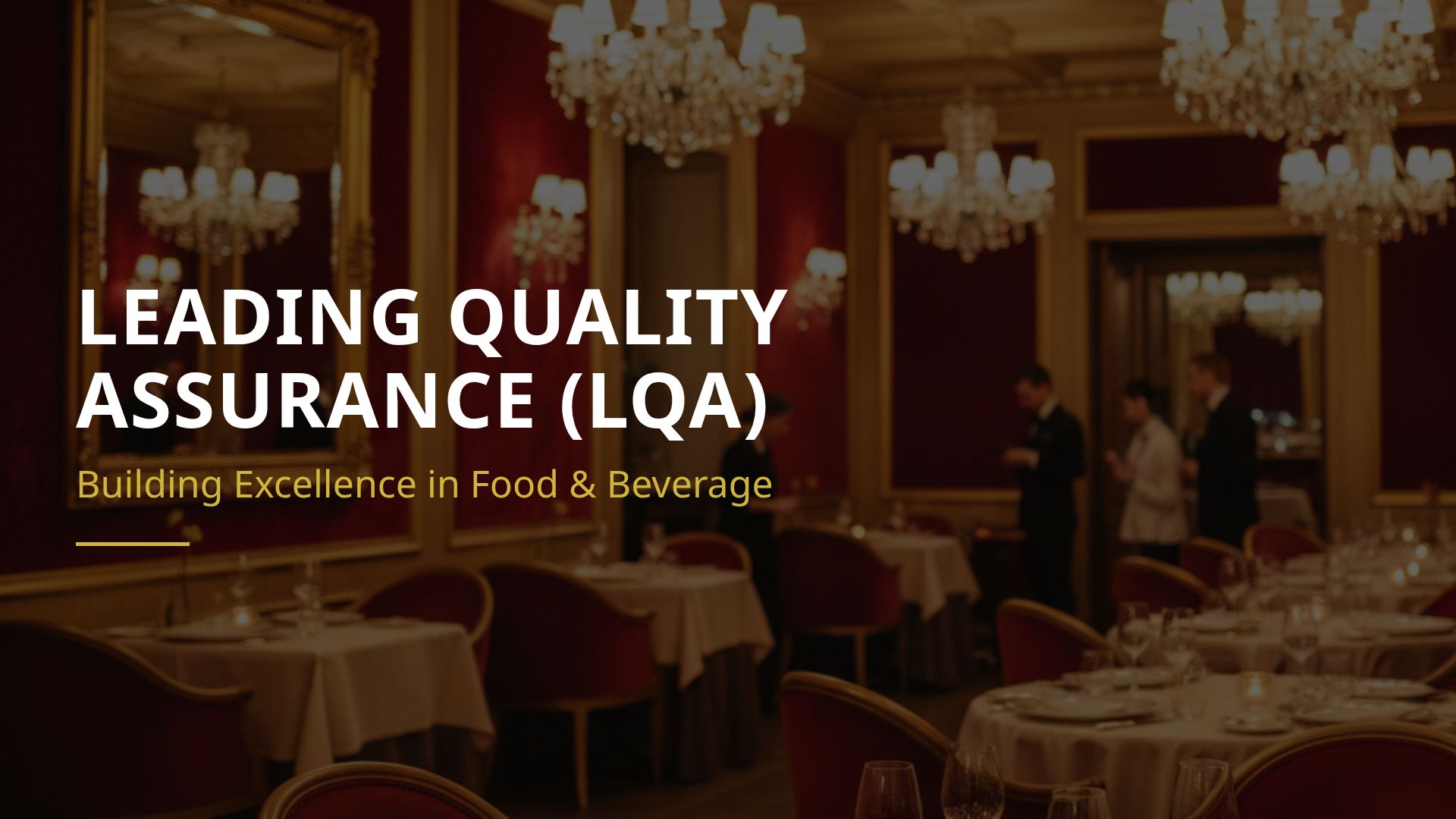 Leading Quality Assurance for Food & Beverage Excellence