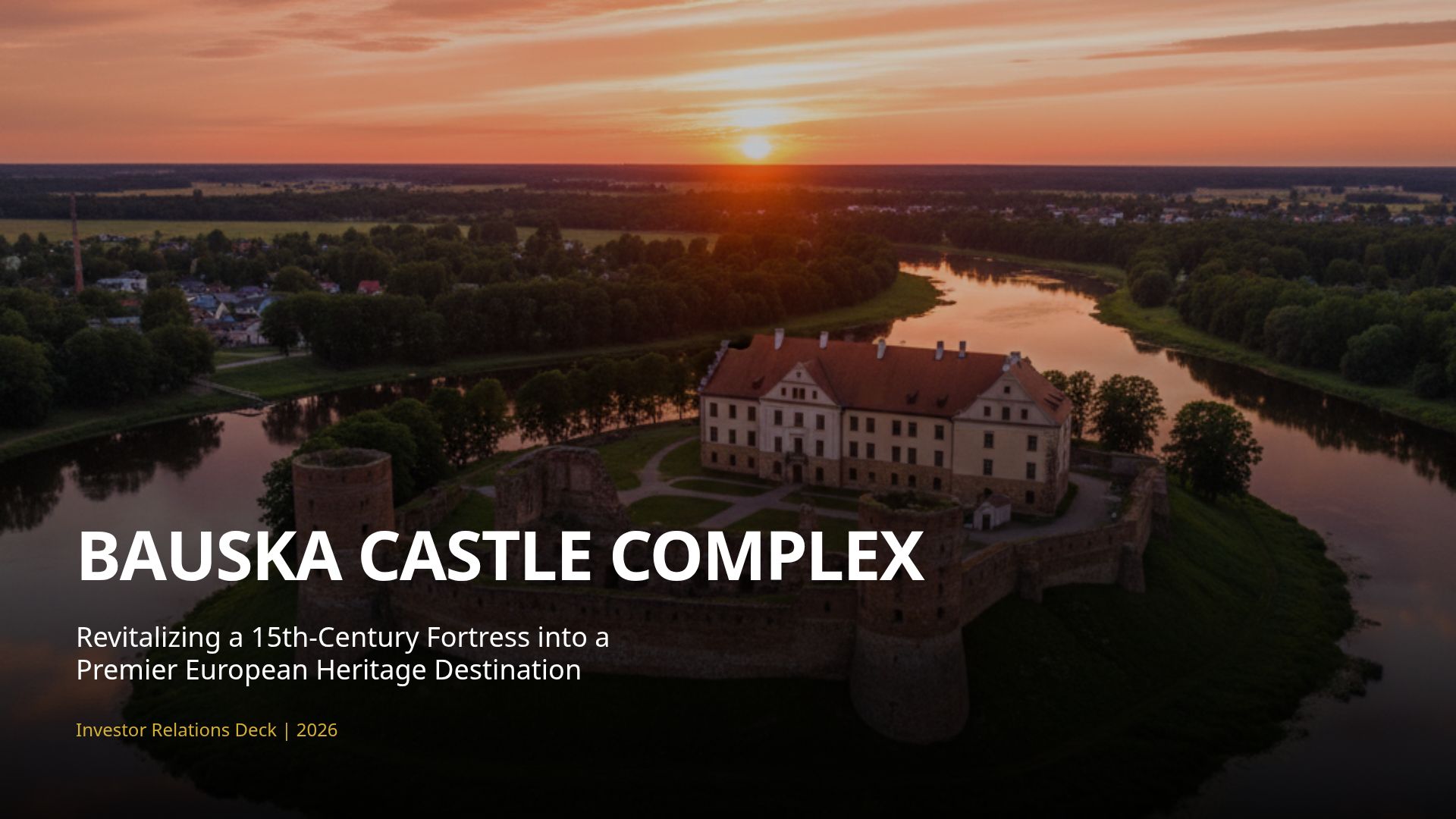 Bauska Castle Investment Deck: Heritage & Tourism Strategy