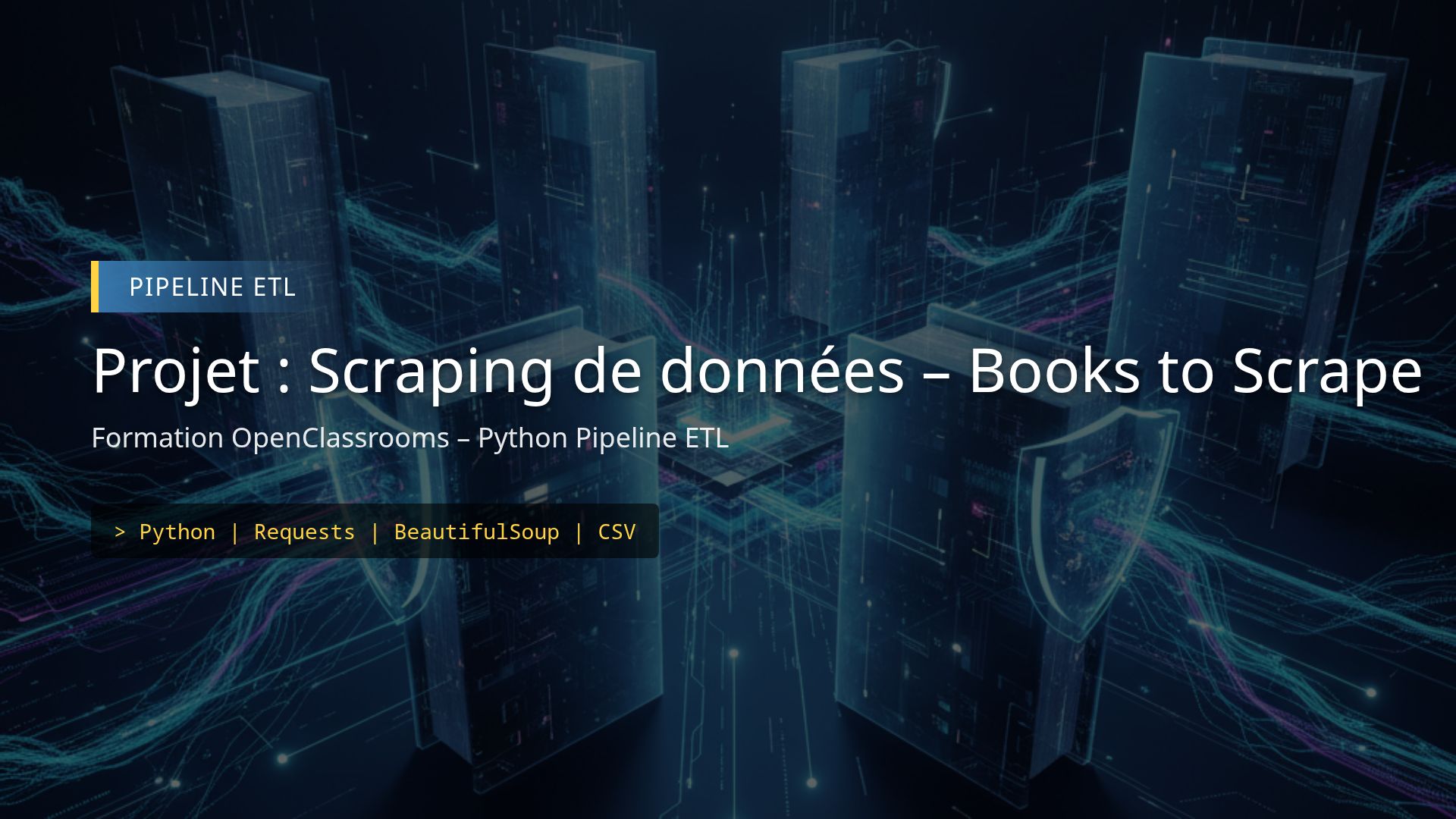 Pipeline ETL Python : Scraping Books to Scrape | Bobr AI