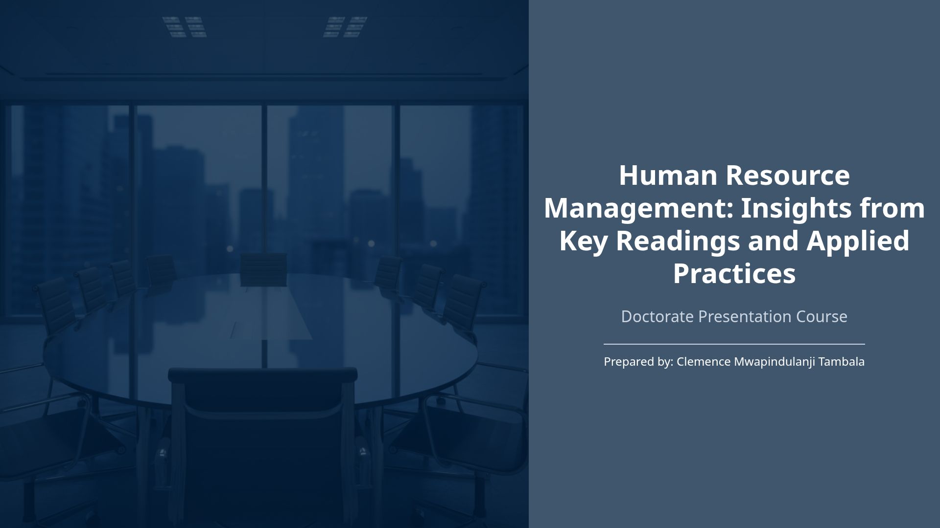 Human Resource Management: Strategic Strategies and Practices