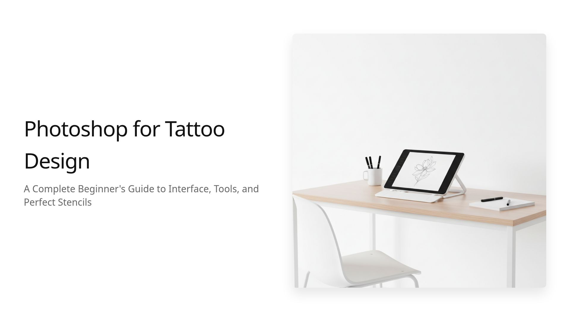 Photoshop for Tattoo Design: Beginner's Guide & Stencils