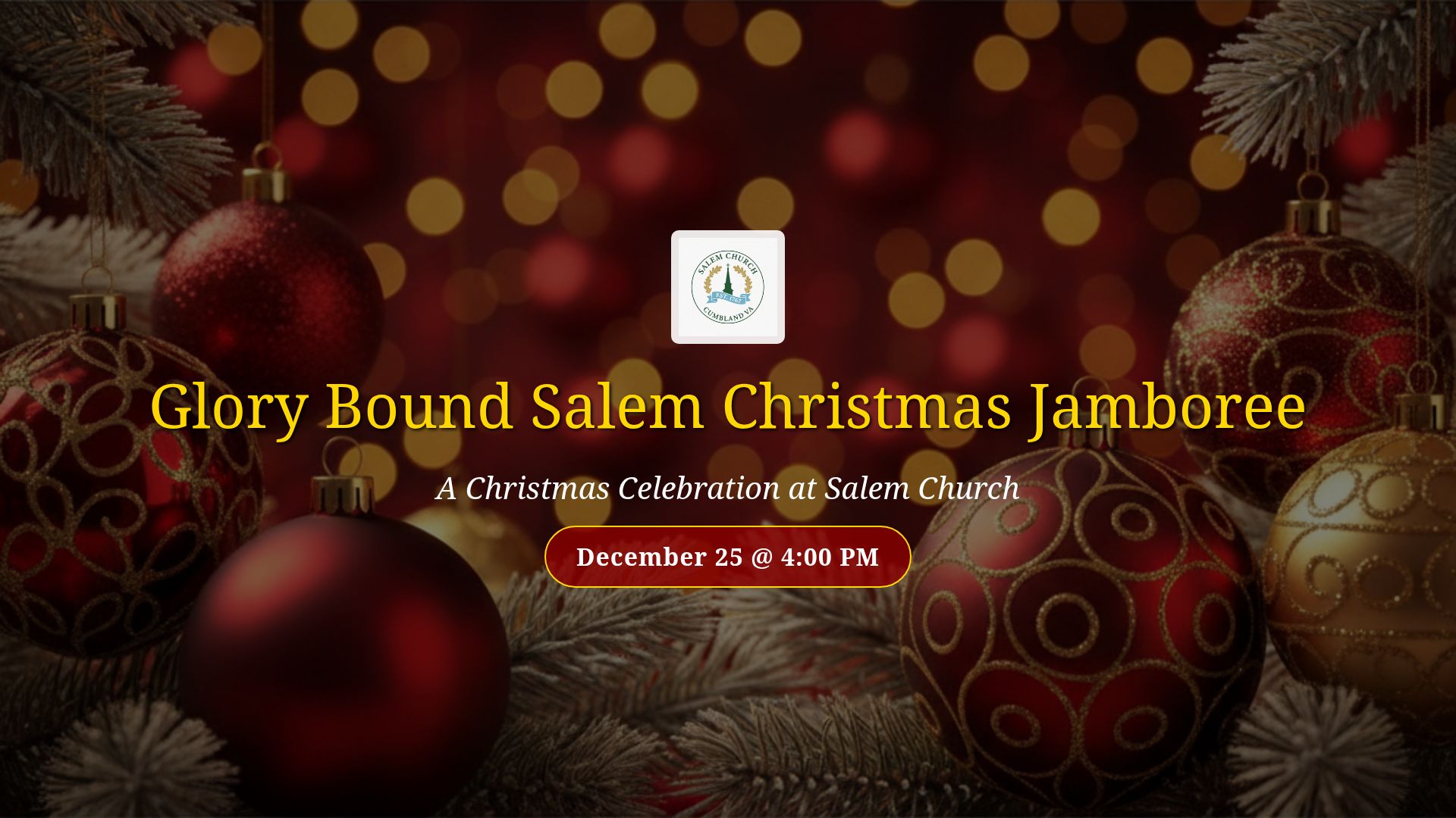 Salem Church Christmas Jamboree & Music Celebration 2024