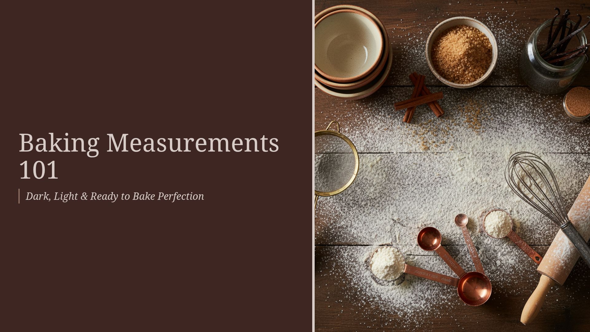 Baking Measurements 101: Mastering Cups, Spoons & Scales