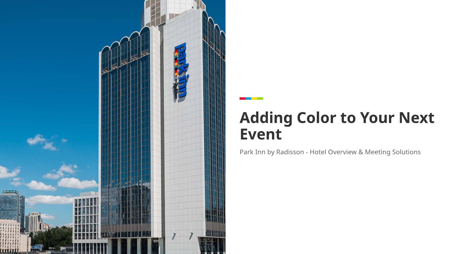 Park Inn by Radisson: Event Venue & Meeting Solutions