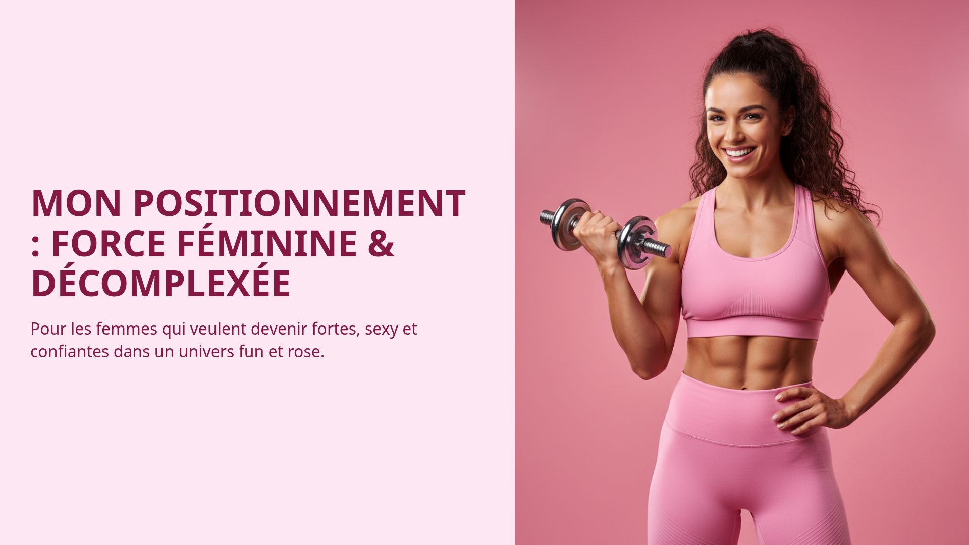Positionnement Fitness Femme : Musculation & Force Féminine