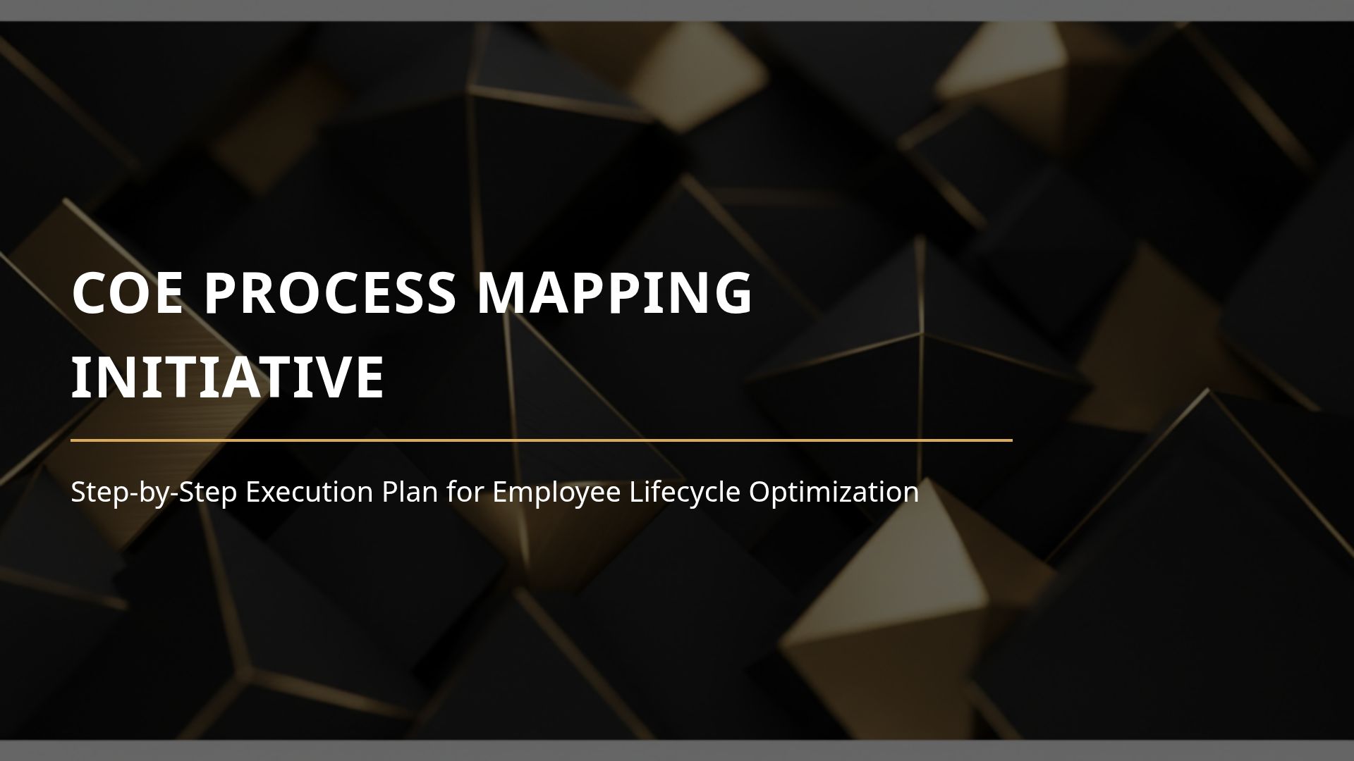 Streamlining Employee Lifecycle Processes & Mapping