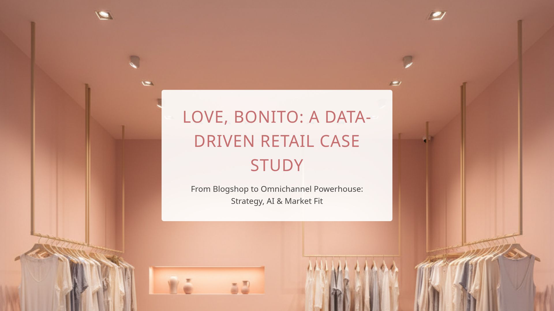 Love, Bonito Case Study: AI & Retail Growth Strategy