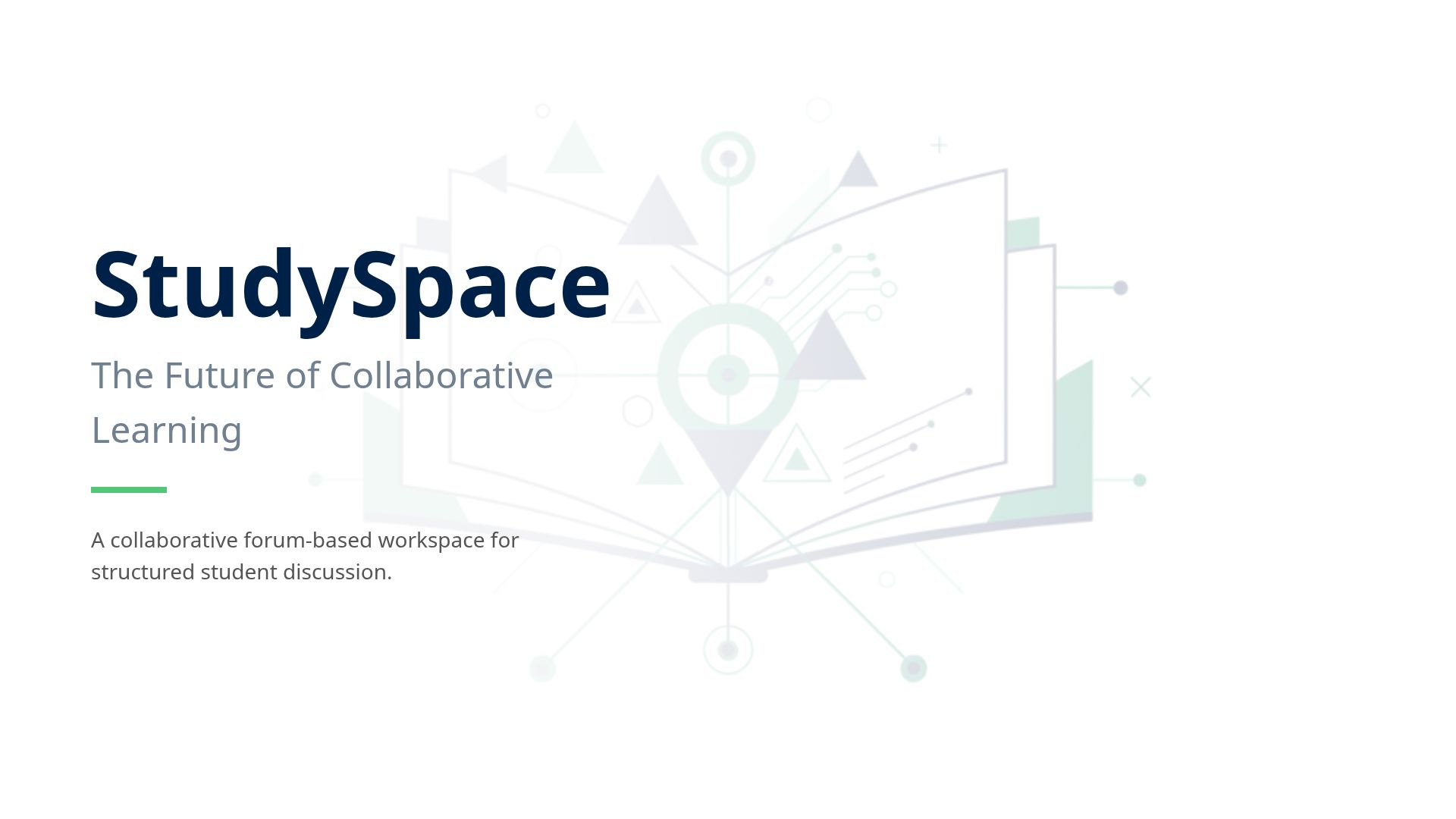 StudySpace: Structured Student Collaboration Platform