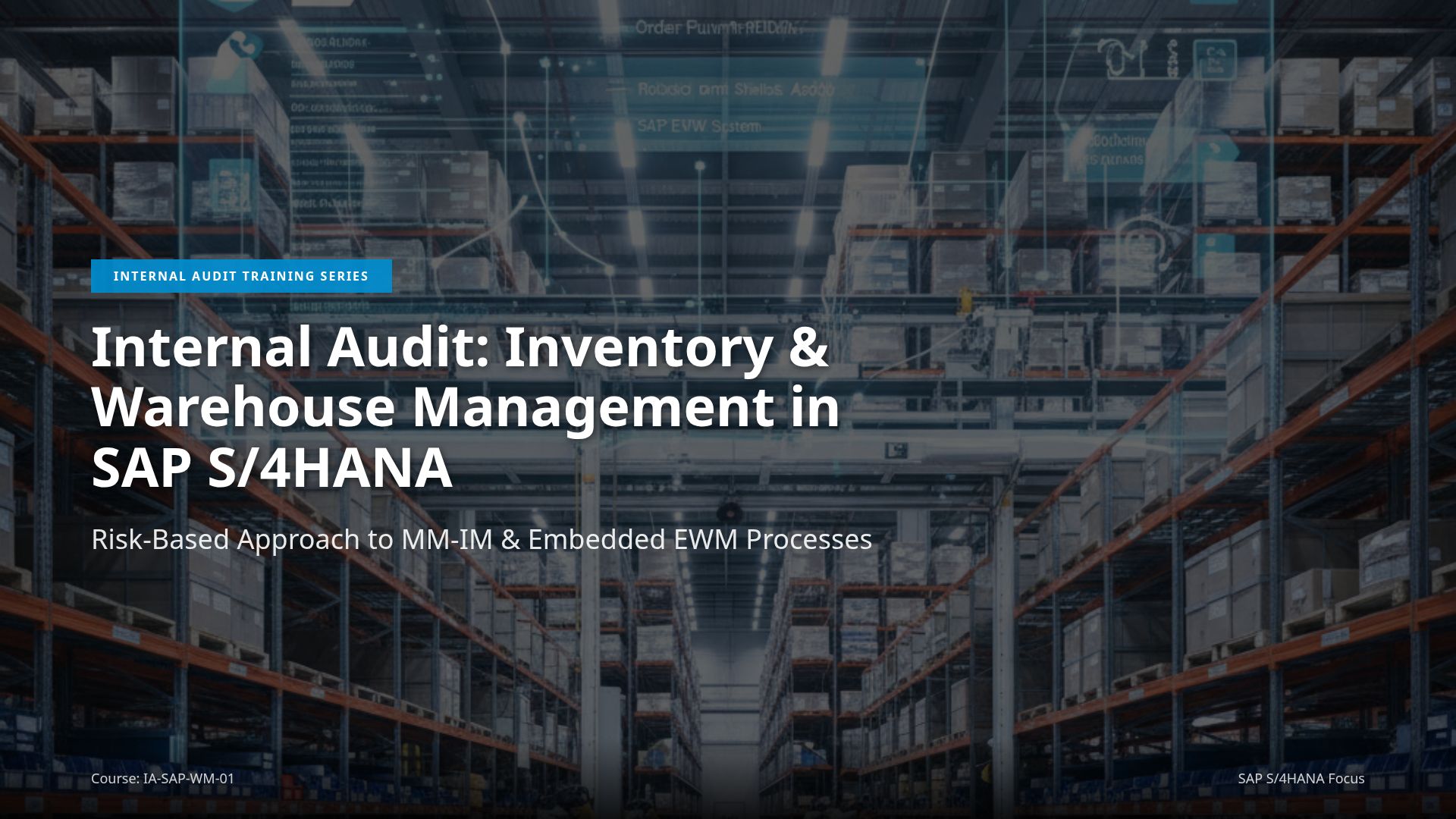 SAP S/4HANA Inventory & Warehouse Management Internal Audit