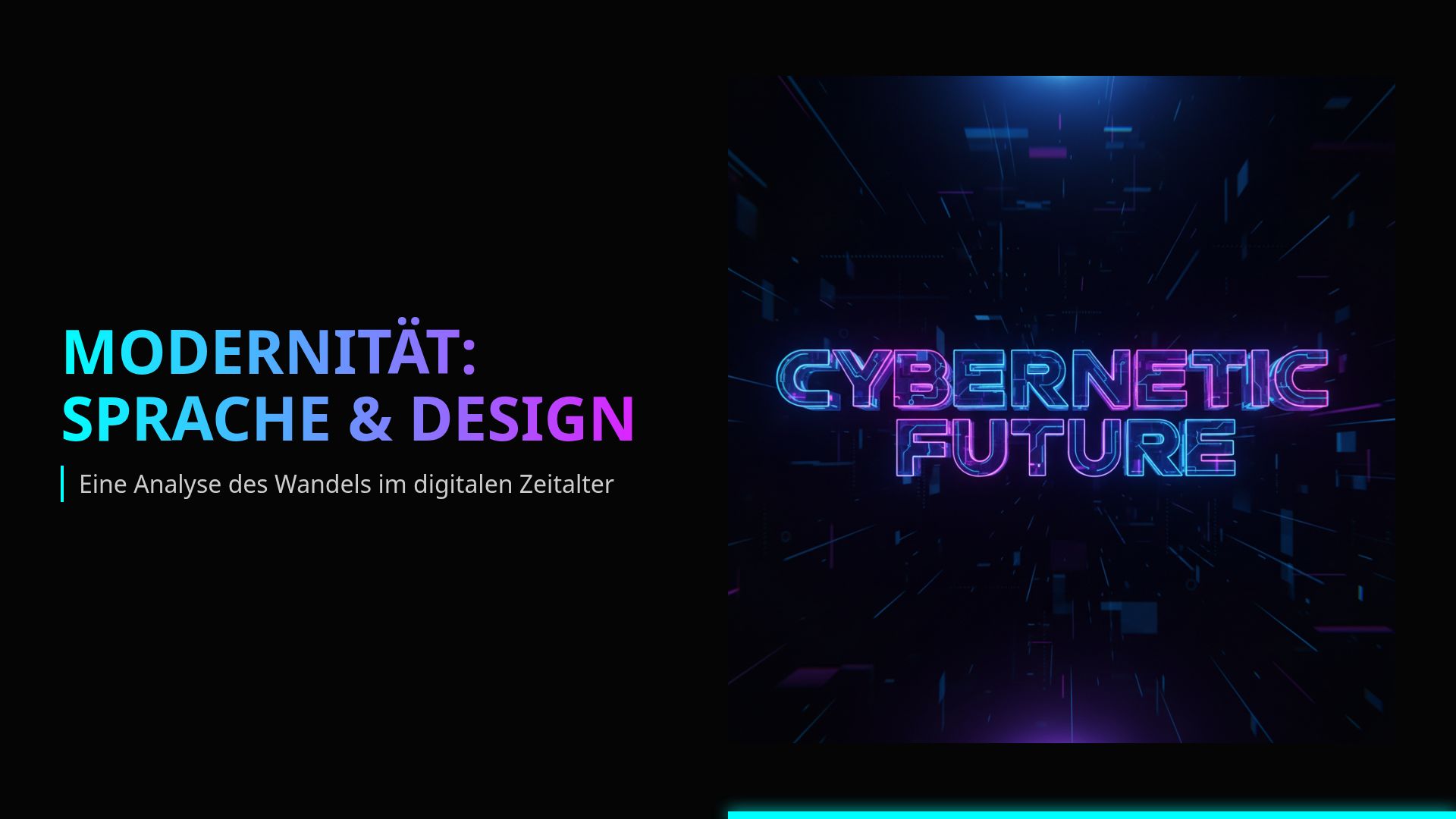 Modernes Deutsch & Design: Sprache im digitalen Wandel