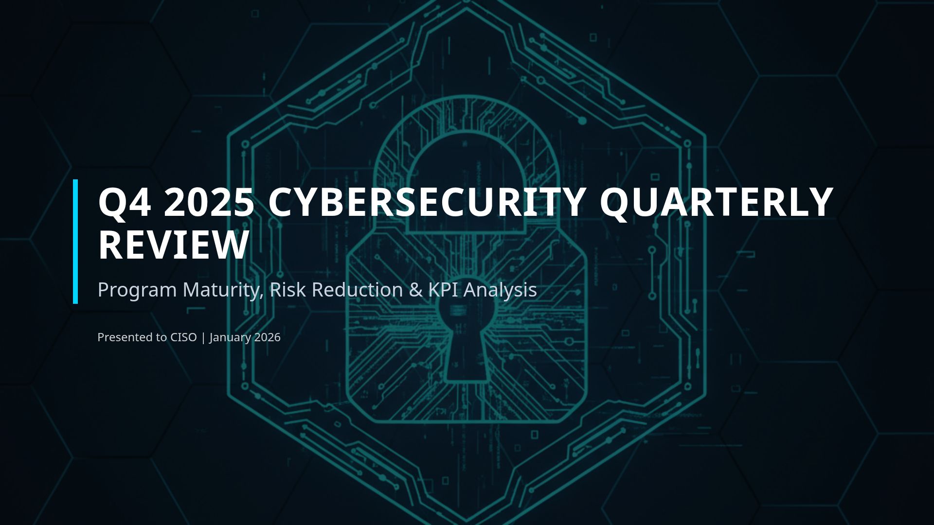 Q4 2025 Cybersecurity Quarterly Review & KPI Analysis | Bobr AI