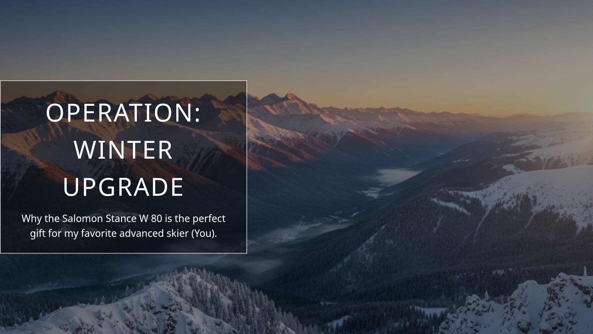 Salomon Stance W 80 Review: The Perfect Gift for Advanced Skiers