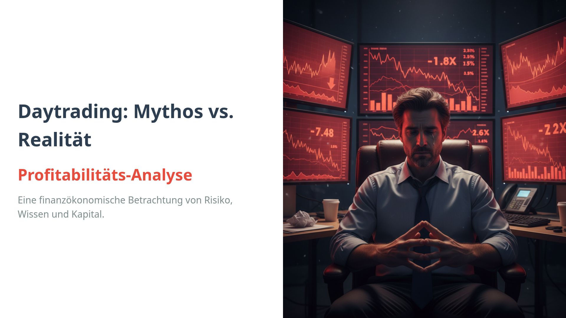 Daytrading: Mythos vs. Realität & Risikomanagement