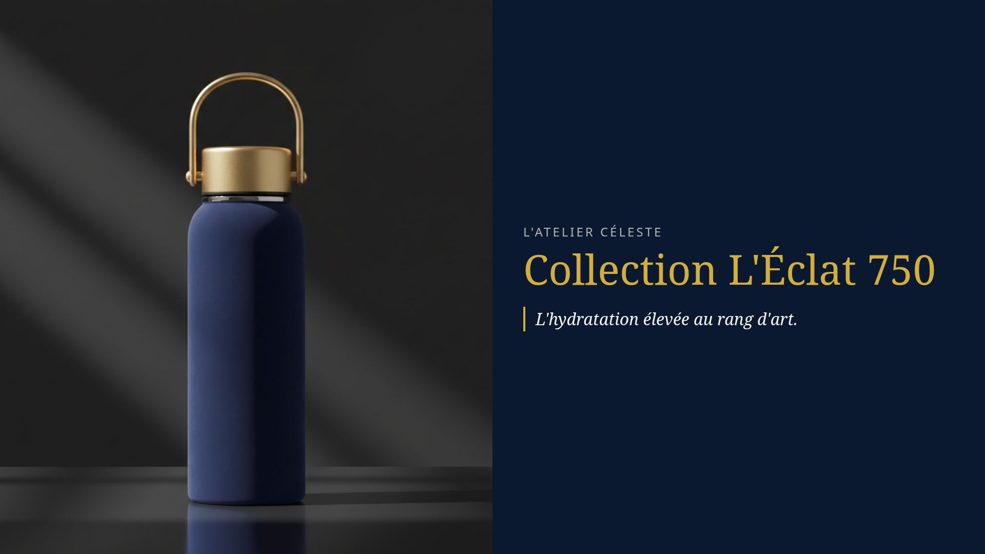 L'Atelier Céleste : Gourdes de Luxe Écoresponsables 750ml