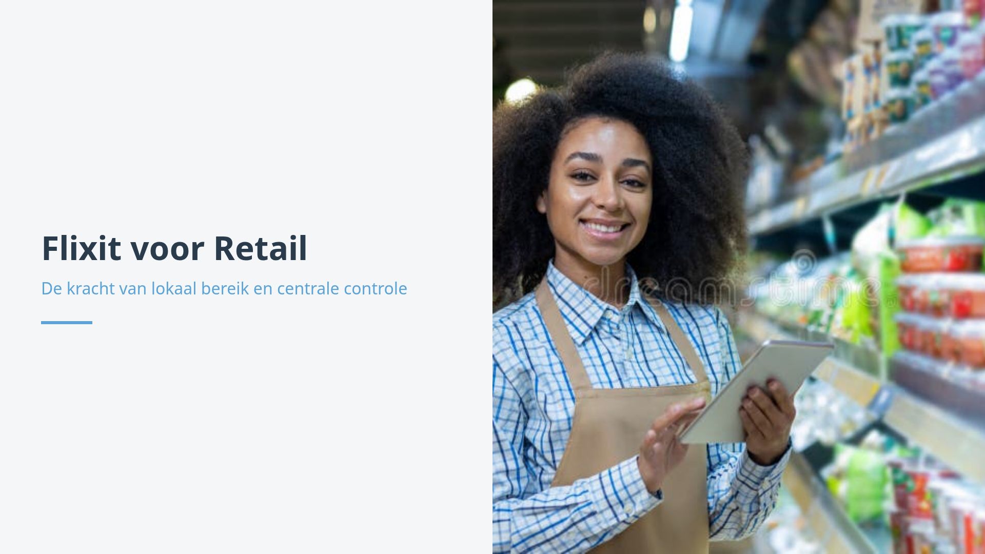 Flixit voor Retail: Lokale Marketing en Centrale Controle