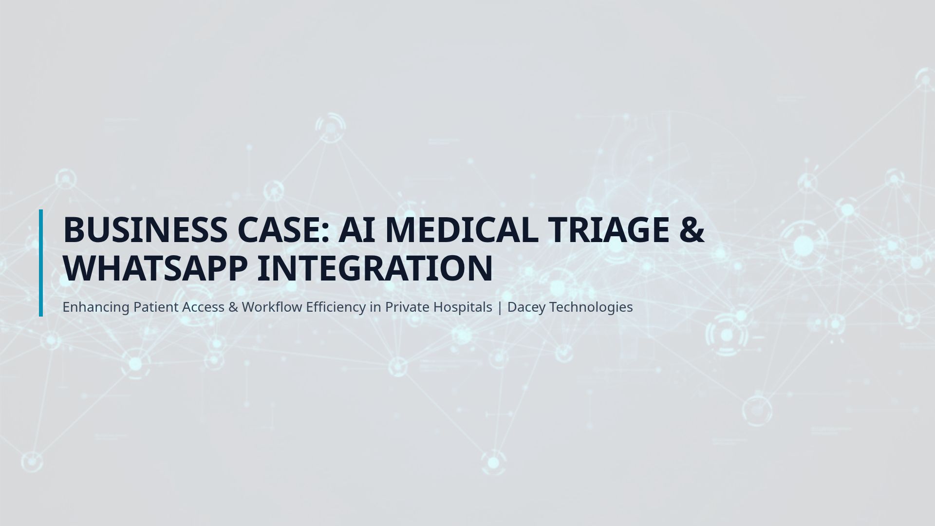 AI Medical Triage & WhatsApp Roadmap for Zimbabwe