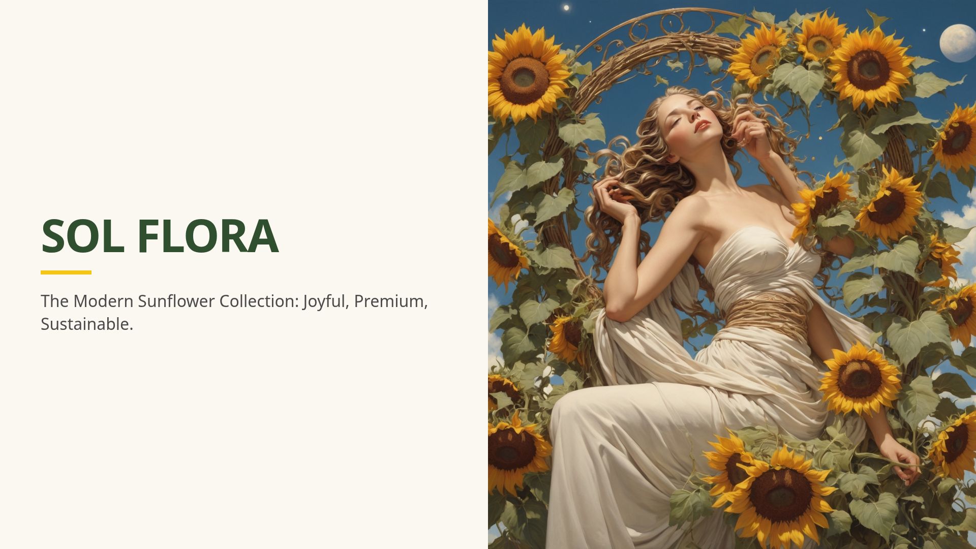 Sol Flora: Sustainable Sunflower Apparel & Home Decor