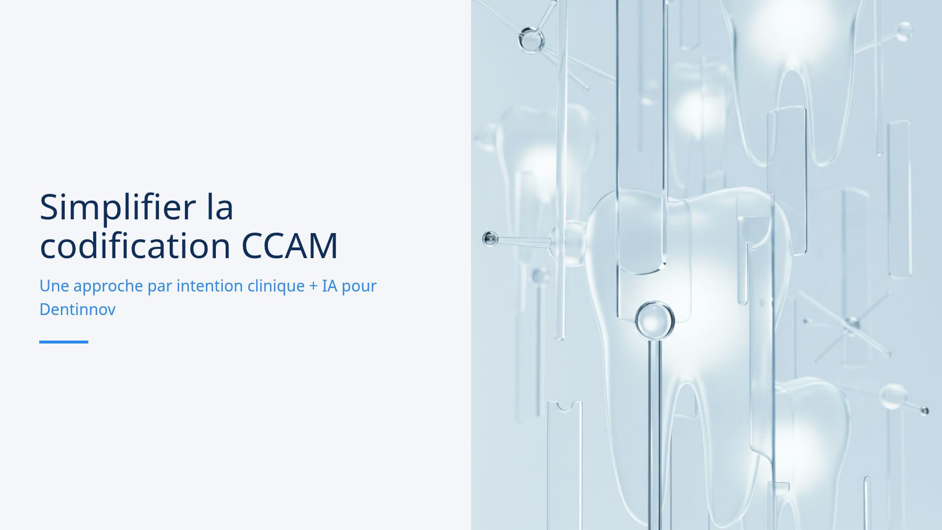 Simplifier la codification CCAM par l'IA pour Dentistes