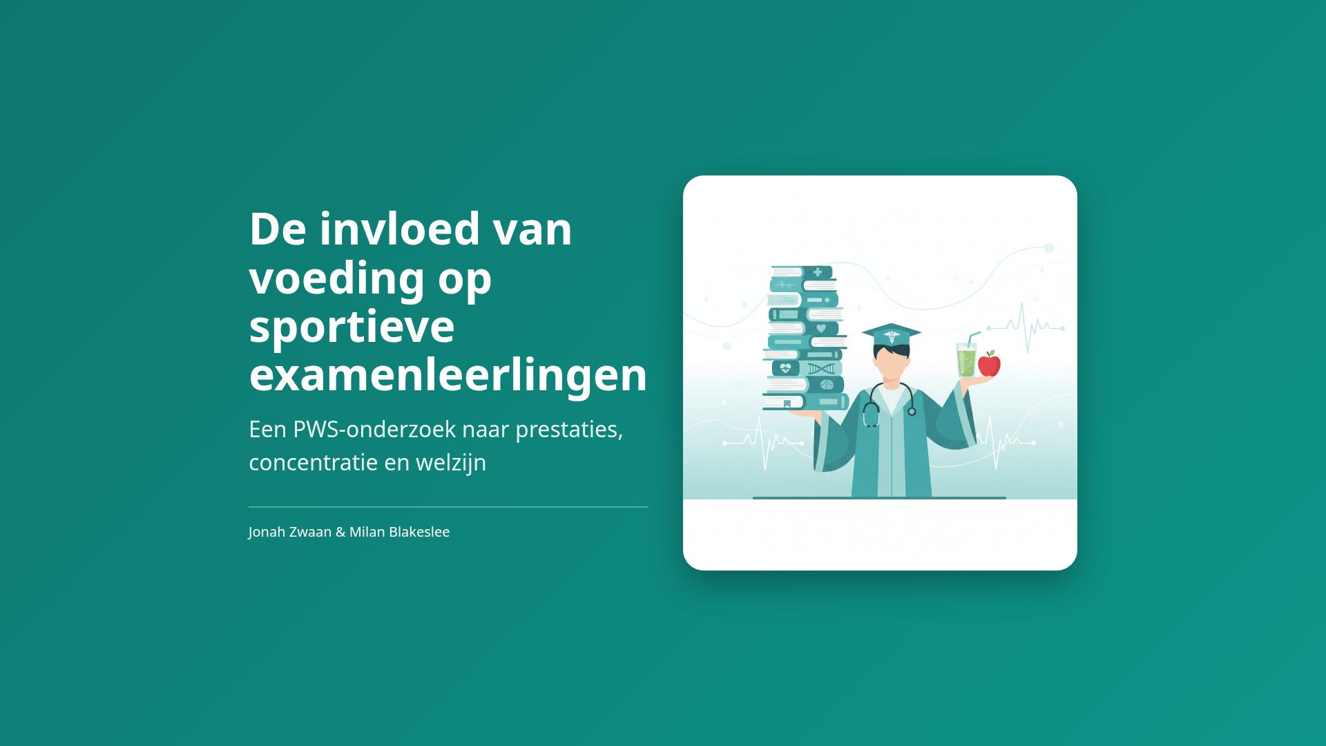 Voeding en Sportprestaties bij Examenglijders: PWS Onderzoek