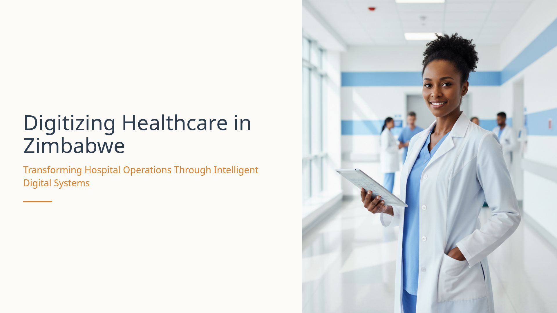 Digitizing Healthcare in Zimbabwe: Smart Management Systems