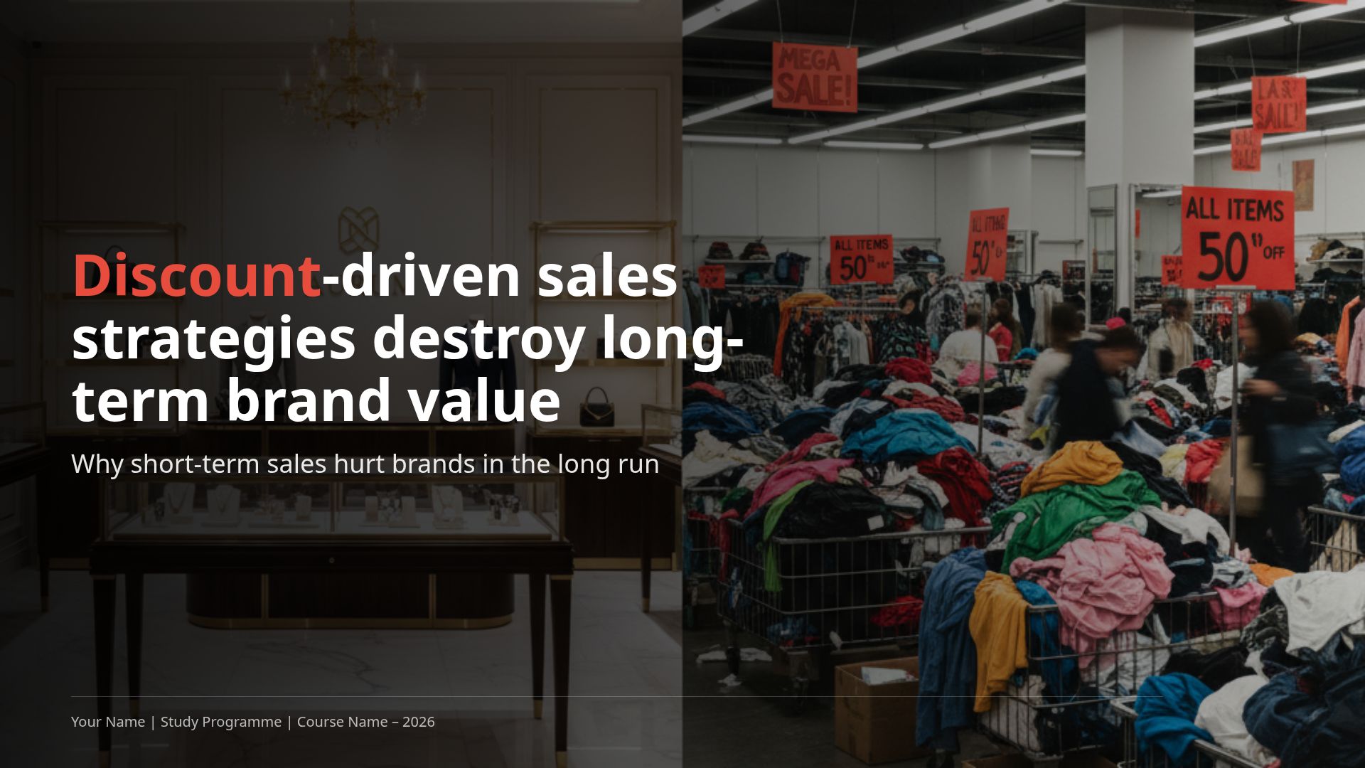 The Hidden Cost of Discounts on Luxury Brand Value