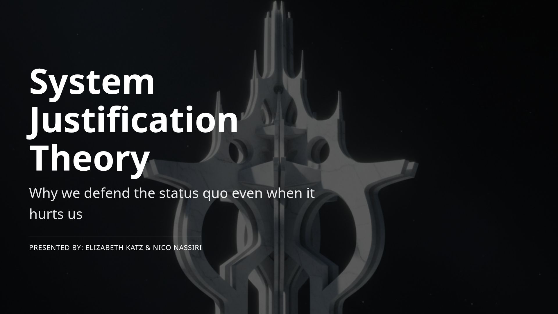 Understanding System Justification Theory & The Status Quo